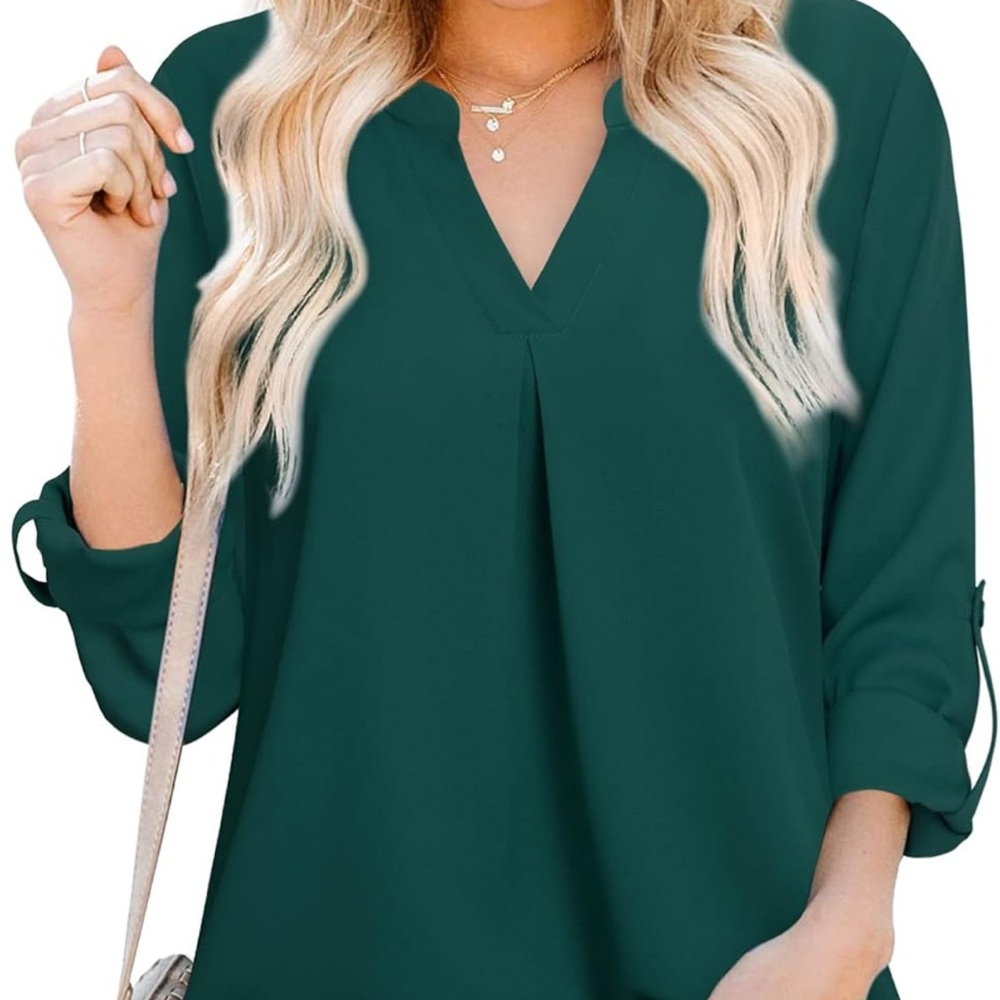 Elegant Green Women's Top